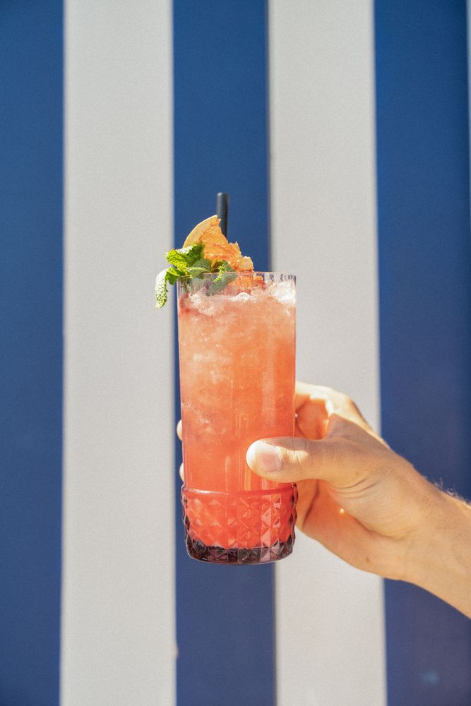 Cocktail maison au bar